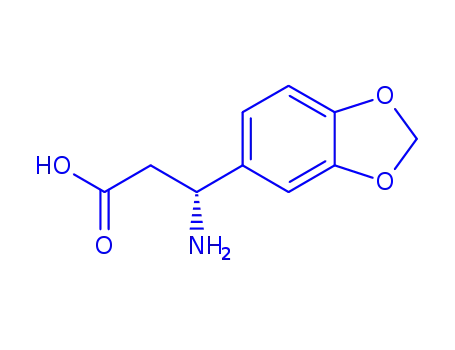 Molecular Structure of 72071-75-1 (3-AMINO-3-BENZO[1,3]DIOXOL-5-YL-PROPIONIC ACID)