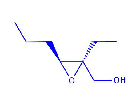 Molecular Structure of 78-72-8 (2-Ethyl-3-propyloxirane-2-methanol)