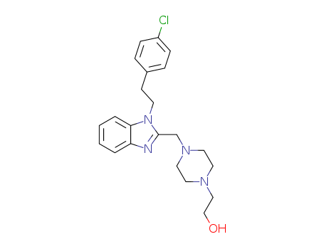 1-Piperazineethanol,4-[[1-[2-(4-chlorophenyl)ethyl]-1H-benzimidazol-2-yl]methyl]-