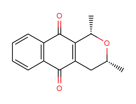 Molecular Structure of 78591-52-3 (demethoxyeleutherin)