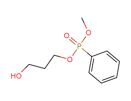 Molecular Structure of 61733-64-0 (Phosphonic acid, phenyl-, 3-hydroxypropyl methyl ester)