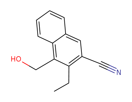 2-NAPHTHALENECARBONITRILE,3-ETHYL-4-(HYDROXYMETHYL)-