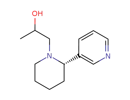 Molecular Structure of 719-84-6 (N-(beta-Hydroxypropyl)anabasine)