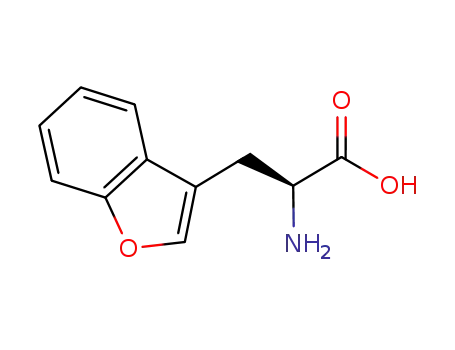 Molecular Structure of 72120-70-8 (L-3-(3-benzofuranyl)-Alanine)