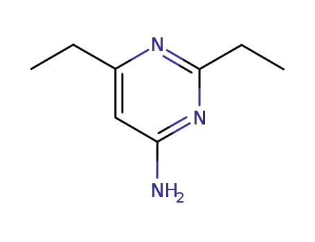 Molecular Structure of 785020-52-2 (4-Pyrimidinamine,2,6-diethyl-(9CI))