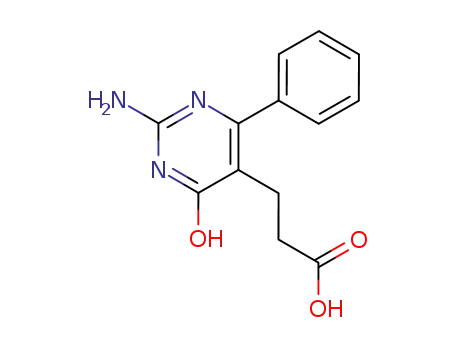 Molecular Structure of 789-43-5 (3-(2-amino-4-oxo-6-phenyl-1H-pyrimidin-5-yl)propanoic acid)