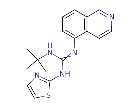Guanidine, N-(1,1-dimethylethyl)-N'-5-isoquinolinyl-N''-2-thiazolyl-