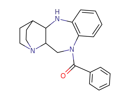 Molecular Structure of 72031-22-2 (3,4,4a,5,11,11a-hexahydro-1,4-ethanopyrido[3,2-b][1,5]benzodiazepin-10(2H)-yl(phenyl)methanone)