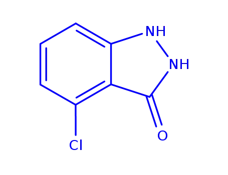 Molecular Structure of 787580-87-4 (4-CHLORO-3-HYDROXY 1H-INDAZOLE)