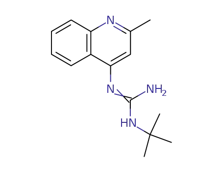 Molecular Structure of 72042-03-6 (2-tert-butyl-1-(2-methylquinolin-4-yl)guanidine)