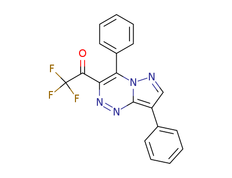 1-(2,7-DIPHENYL-1,4,5,9-TETRAZABICYCLO[4.3.0]NONA-2,4,6,8-TETRAEN-3-YL )-2,2,2-TRIFLUORO-ETHANONE