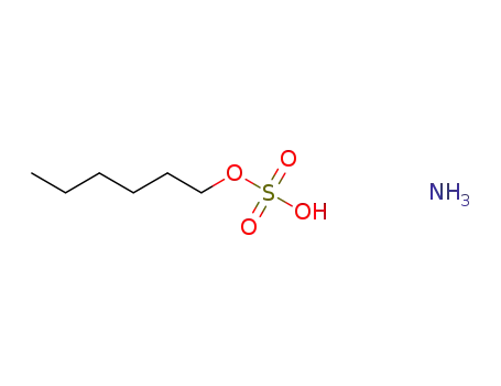 Molecular Structure of 72018-24-7 (azanium 1-sulfonatooxyhexane)