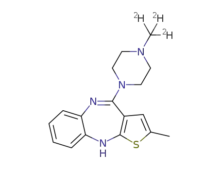 Molecular Structure of 786686-79-1 (OLANZAPINE-METHYL-D3)