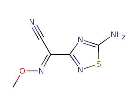 2-(5-amino-1,2,4-thiadiazol-3-yl)-(Z)-2-methoxyiminoacetonitrile