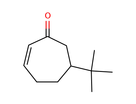 Molecular Structure of 71837-40-6 (6-tert-butylcyclohept-2-en-1-one)