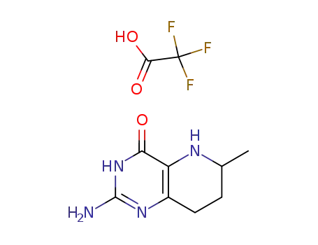 Molecular Structure of 78711-34-9 (2-amino-6-methyl-5,6,7,8-tetrahydropyrido[3,2-d]pyrimidin-4(1H)-one trifluoroacetate (1:1))