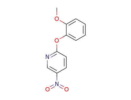 Molecular Structure of 71973-02-9 (2-(2-Methoxyphenoxy)-5-nitropyridine)