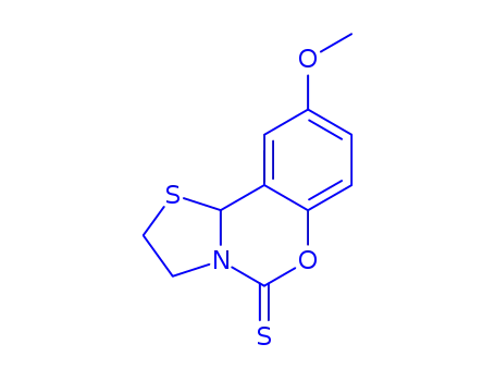 2,3-Dihydro-9-methoxy-5H,10bH-thiazolo(3,2-c)(1,3)benzoxazine-5-thione