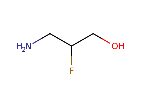 Molecular Structure of 78542-46-8 (1-Propanol, 3-amino-2-fluoro-)