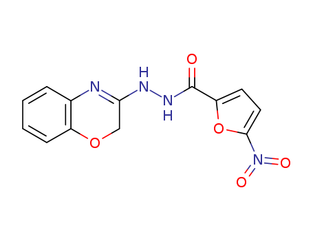 2-FURANCARBOXYLIC ACID 5-NITRO-,2-(2H-1,4-BENZOXAZIN-3-YL)HYDRAZIDE