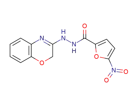 Molecular Structure of 78959-38-3 (2-Furancarboxylic acid, 5-nitro-, 2-(2H-1,4-benzoxazin-3-yl)hydrazide)