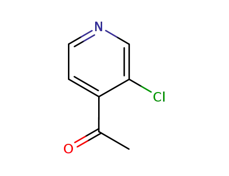 Molecular Structure of 78790-82-6 (1-(3-CHLORO-PYRIDIN-4-YL)-ETHANONE)