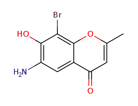 6-Amino-8-bromo-7-hydroxy-2-methyl-4H-1-benzopyran-4-one
