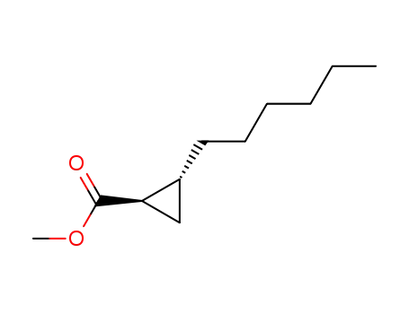 2-Hexylcyclopropanecarboxylic acid methyl ester