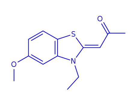(Z)-1-(3-Ethyl-5-methoxy-2,3-dihydrobenzothiazol-2-ylidene)propan-2-one