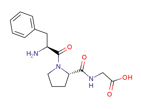 Molecular Structure of 47283-59-0 (Glycine, N-(1-L-phenylalanyl-L-prolyl)-)