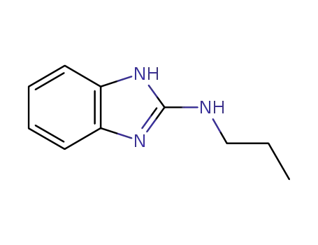 Molecular Structure of 78508-36-8 (1H-Benzimidazol-2-amine,N-propyl-(9CI))
