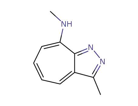 3-methyl-8-methylamino-1,2-diazaazulene