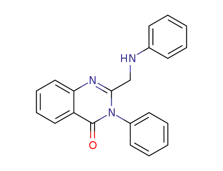 Molecular Structure of 72235-16-6 (3-PHENYL-2-PHENYLAMINOMETHYL-3H-QUINAZOLIN-4-ONE)