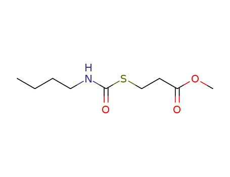 methyl 3-[(butylcarbamoyl)sulfanyl]propanoate