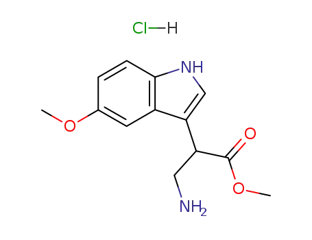 ALPHA-(아미노메틸)-5-METHOXY-1H-INDOLE-3-아세트산 메틸 에스테르 염산염