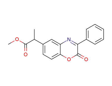 methyl 2-(2-oxo-3-phenyl-2H-1,4-benzoxazin-6-yl)propanoate