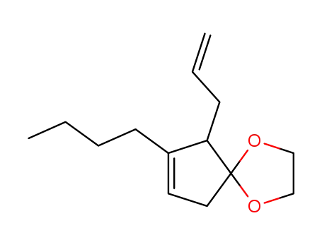 2-allyl-3-butyl-3-cyclopenten-1-one ethylene acetal