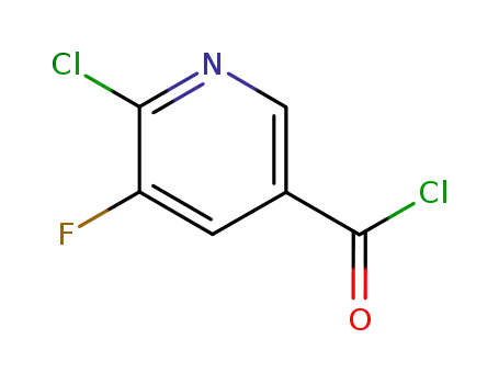 3- 피리딘 카르 보닐 클로라이드, 6- 클로로 -5- 플루오로-(9CI)