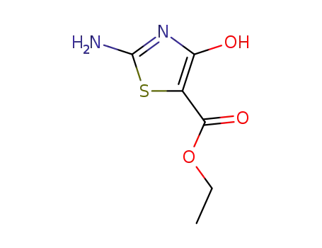 Molecular Structure of 72218-74-7 (5-Thiazolecarboxylicacid,2-amino-4-hydroxy-,ethylester(9CI))
