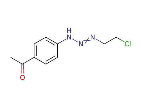 Ethanone,1-[4-[3-(2-chloroethyl)-2-triazen-1-yl]phenyl]- cas  78604-32-7