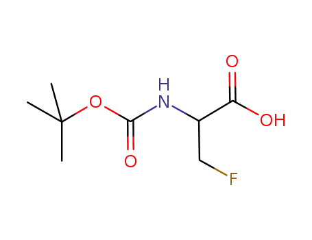 알라닌, N-[(1,1-디메틸에톡시)카르보닐]-3-플루오로-(9CI)