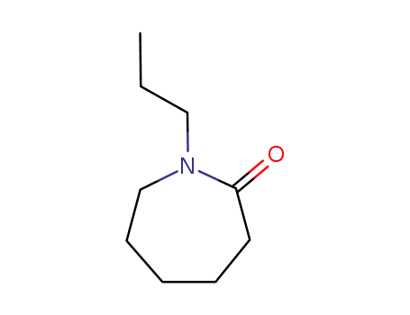 Molecular Structure of 52644-85-6 (2H-Azepin-2-one, hexahydro-1-propyl-)