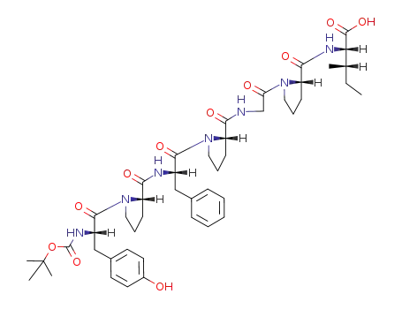 N-tert-butyloxycarbonyl-L-tyrosyl-L-prolyl-L-phenylalanyl-L-prolylglycyl-L-prolyl-L-isoleucine