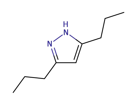 Molecular Structure of 90769-84-9 (1H-Pyrazole,  3,5-dipropyl-)