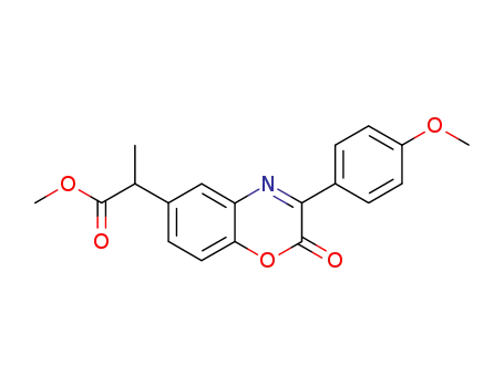 methyl 2-[3-(4-methoxyphenyl)-2-oxo-2H-1,4-benzoxazin-6-yl]propanoate