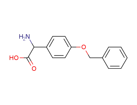 Molecular Structure of 72028-74-1 (AMINO-(4-BENZYLOXY-PHENYL)-ACETIC ACID)