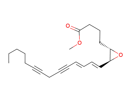 rac-trans-(2E,4E)-3-(1,3-tetradecadiene-5,8-diynyl)oxiranebutanoic acid methyl ester