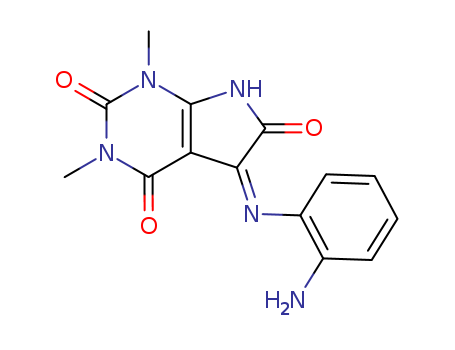 7-[(2-aminophenyl)amino]-2,4-dimethyl-2,4,9-triazabicyclo[4.3.0]nona-6,9-diene-3,5,8-trione cas  72195-10-9