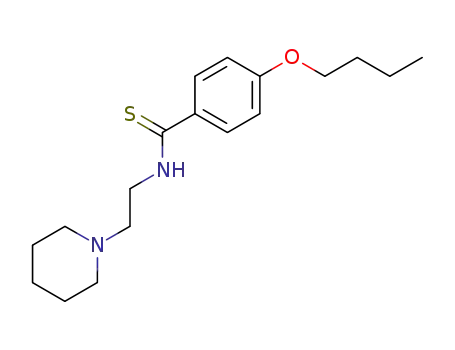 Benzamide, p-butoxy-N-(2-piperidinoethyl)thio-