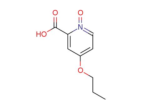 Molecular Structure of 78901-23-2 (2-Pyridinecarboxylicacid,4-propoxy-,1-oxide(9CI))